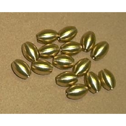 FRENCH OVAL BRASS BEADS - Indian Crafts